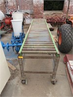 Conveyor Roller Rack: Approx. 10' x 2'
