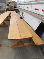 20' One-Sided 2 Bench Table