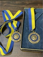 vintage Rotary Foundation Award Medals (2)