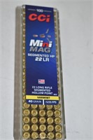 CCi 22 Long Rifle Hollow Point Ammo 100 Rounds