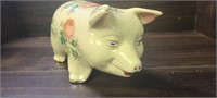 1940's Floral Ceramic Pig (Not a bank)