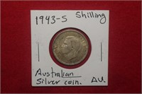 1943-S Australia Shilling   ASW 0.168oz