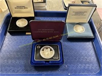 3-Bicentennial Medals, 1 is Sterling Silver
