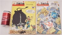2 recueils Tintin, années '60