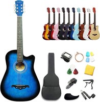 Rosefinch 38 inch Acoustic Guitar Beginners Kit