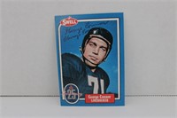 1988 SWELL HOF GEORGE CONNOR #30 SIGNED AUTO