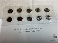 2011 American the Beautiful Quarter set