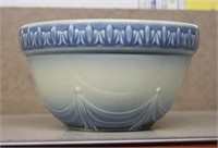 LONGABERGER POTTERY BLUE / WHITE BOWL - RELISTED
