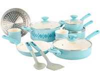 16-Piece Healthy Nonstick Ceramic Cookware Set