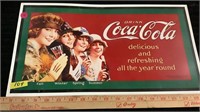 Metal Coca Cola sign