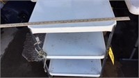 METAL KITCHEN ROLLING TABLE
