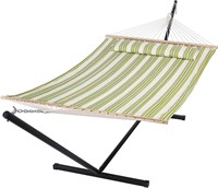 SUNCREAT Portable Double Hammock with Stand