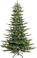 7.5 Foot Pre-Lit Aspen Artificial Christmas Tree