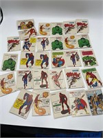29 1967 marvel comics sticker trading cards
