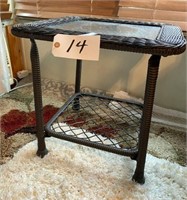 Wicker Side Table