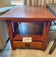 Wooden End Table