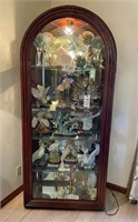 Lighted Curio Cabinet - No Contents
