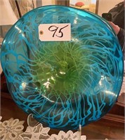 Hand-Blown Glass Platter