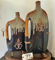 2 Decorative Ceramic Jugs