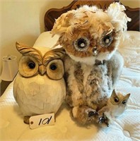 3 Owls-1 Stuffed