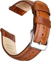 Ritche Genuine 18mm Leather Watch Band Classic V