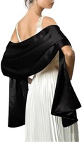 LANSITINA Satin Shawls and Wraps for Evening Dre