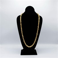 Huge 101 Gram 14 Kt Gold Plated Rope Chain