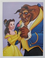 Belle and the Beast Lithograph