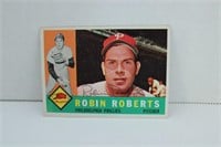 1960 TOPPS ROBIN ROBERTS #264 SIGNED AUTO