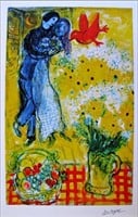 Marc Chagall Lovers And Daisies