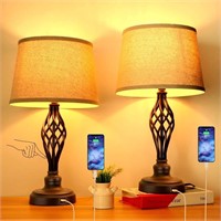 LITOSKY Set of 2 Touch  3-Way Dimmable Table Lamp