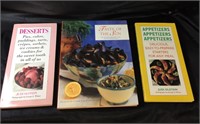COLLECTIBLE CULINARY BOOKS / 3 VOLUMES