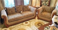 Couch & Oversized-Chair Set