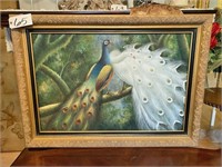 Oil Painting-Peacocks 42"x 31"