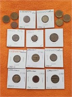 West Germany Coin lot of 17 pre-Euro collectible