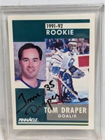 Tom Draper Signed Rookie Card