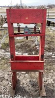 Hydraulic press frame, 29x16x76”