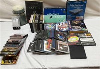 Tray of PC Games, CDR Discs & More