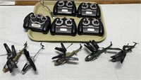 5 Infrared Remote Controls & Helicopters
