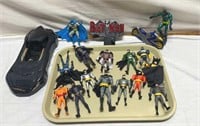 Tray of Batman Figures & More