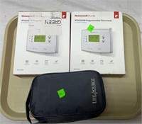 2 Honeywell Home Programmable Thermostats & Life