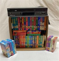 VHS/DVD &  VHS Tapes Player  Disney & More