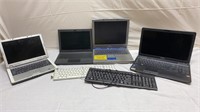 4 Laptops, Keyboards & More