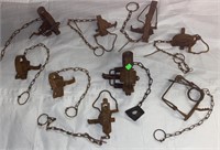 Vintage/Rare Animal Traps with Chains