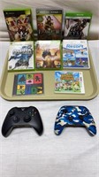 2 Xbox Controllers, Xbox Games, Wii, DS  & More