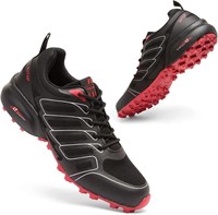 NEW (sz 10) Men's shoes, Black and red