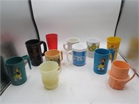 Assorted child's cups.