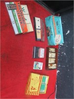 Vintage card games & shuffler.