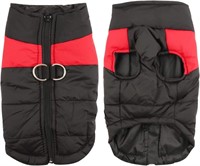 NEW (XL) Dog winter coat, Black and Red
