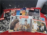 1960's Look & post magazine lot.